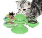 Cat Rotating Windmill Multi-Function Toys Itch Scratching Device Teeth Shining Toy - X2-Shopping