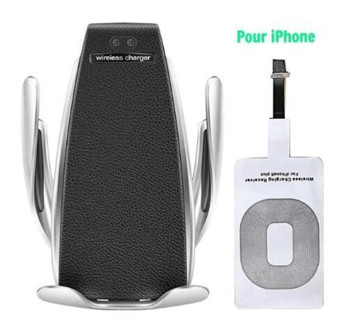 Auto Drahtlose Ladegerät 10W Induktion Auto Schnelle Drahtlose Aufladen Mit Auto Telefon Halter S5