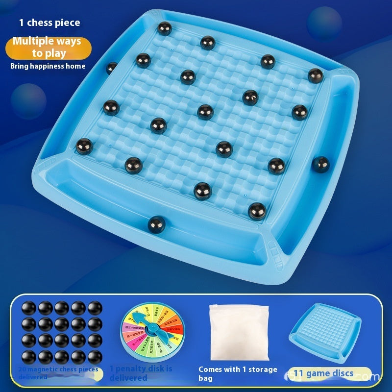 Magnetische Wirkung Doppel Brettspiel Logik Denken Training Spielzeug Freizeit Magnetische Saug Schlacht Schach