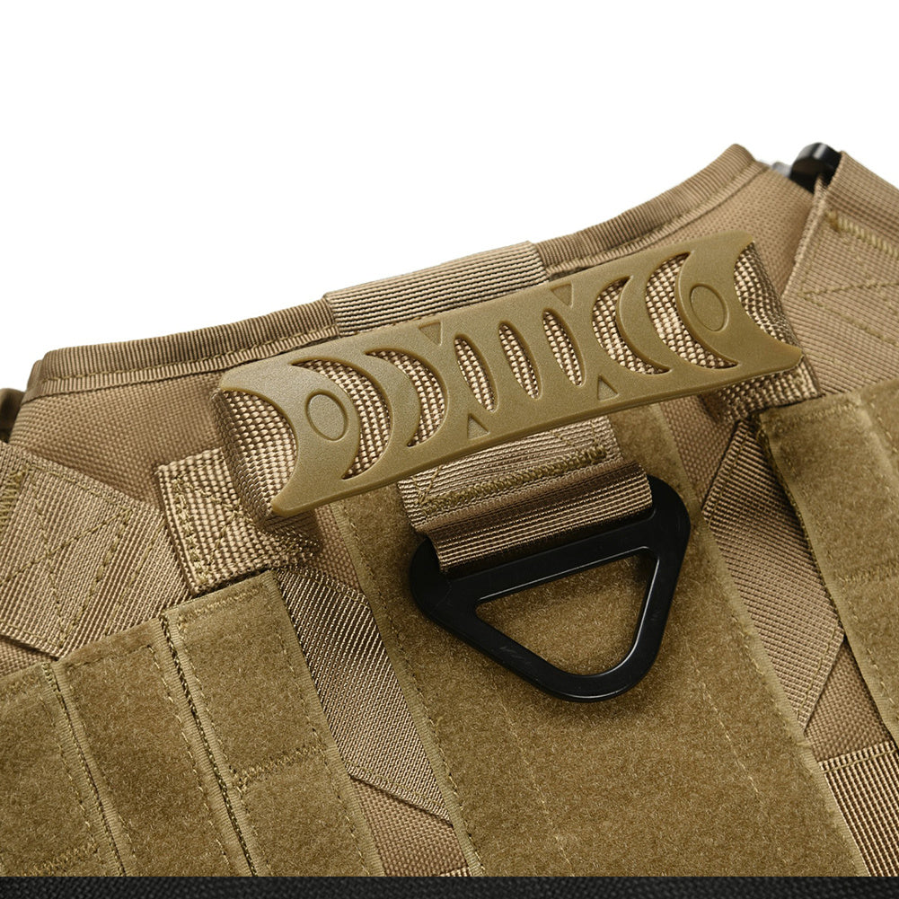 Military Tactical Dog Harness German Shepherd Adjustable Pet Dog Back - X2-Shopping
