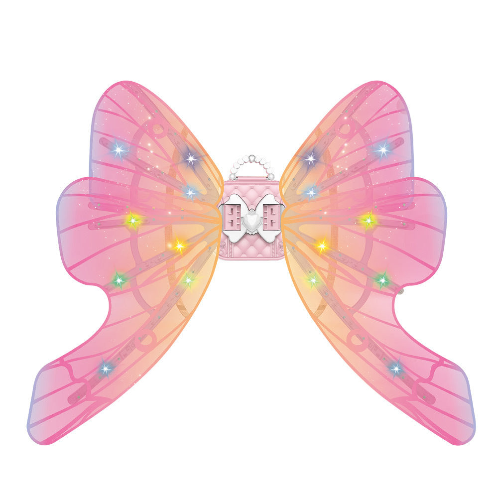 Kinder Elektrische Schmetterling Leuchtende Flügel Spielzeug Mädchen