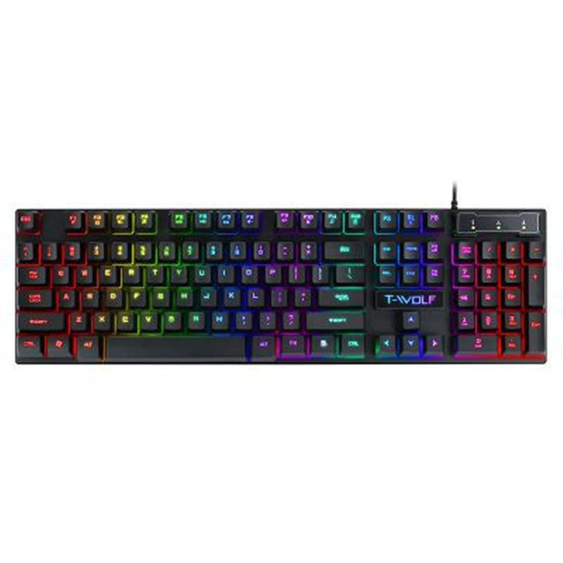 Gaming USB Leuchtende Kabeltastatur Schwebender Manipulator 