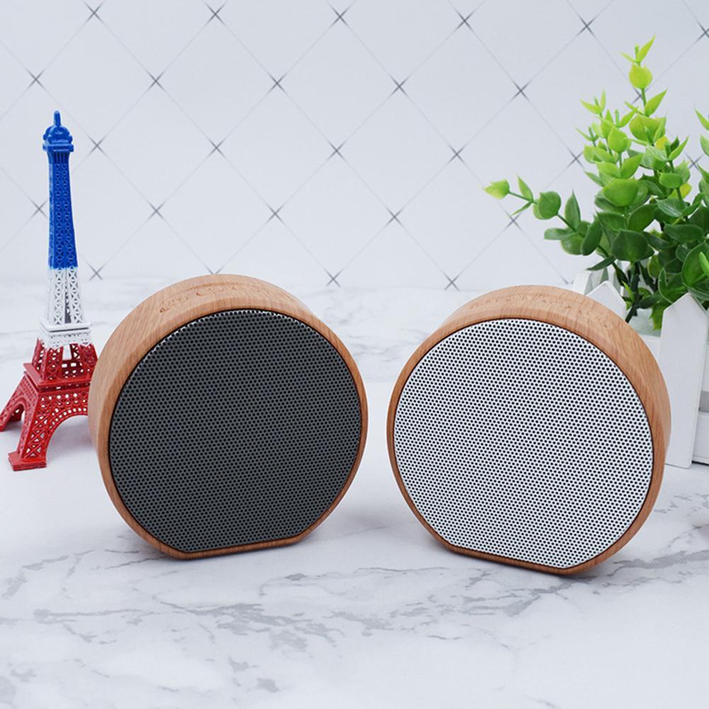 Mini Holz Bluetooth Lautsprecher Tragbare Outdoor Wireless Unterstützung AUX TF
