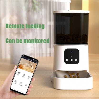 Pet Automatic Feeder Large Capacity Smart Voice Recorder APP Control Timer Feeding Cat Dog Food Dispenser With WiFi Pet Bowl - X2-Shopping