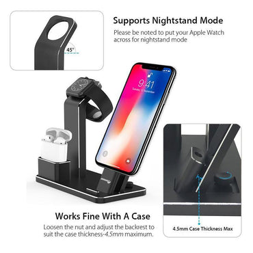 4-IN-1-Ladestation für Airpods