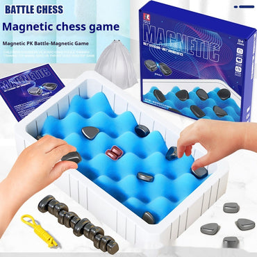 Magnetische Wirkung Doppel Brettspiel Logik Denken Training Spielzeug Freizeit Magnetische Saug Schlacht Schach