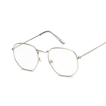 Sechseckige Sonnenbrille für Damen 