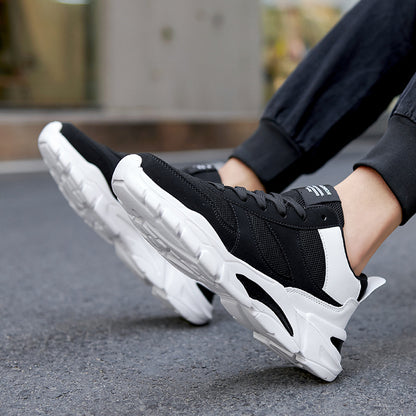 Mesh Black Sports Men's Casual Running Shoes