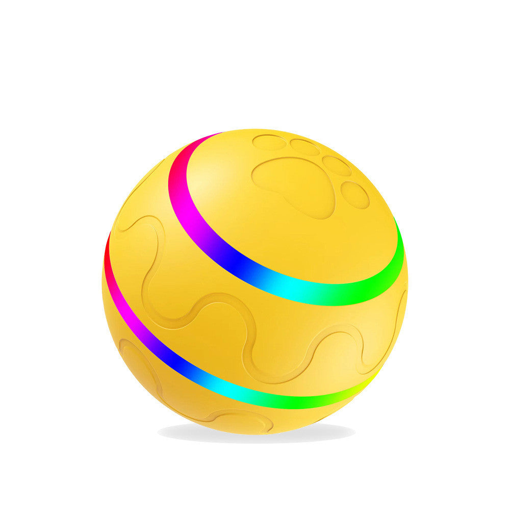 Pet New Cat Wicked Ball Toy Intelligent Ball USB Cat Toys Self Rotating Ball Automatic Rotation Ball - X2-Shopping