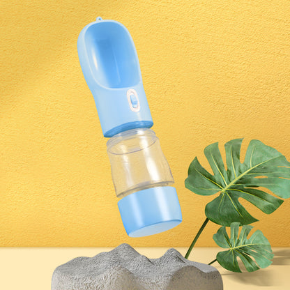 Pet Dog Water Bottle Feeder Bowl Portable Water Food Bottle Pets Outdoor Travel Drinking Dog Bowls Water Bowl For Dogs - X2-Shopping
