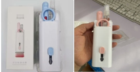 مجموعة أقلام تنظيف سماعات الرأس متعددة الوظائف المتوافقة مع تقنية البلوتوث، منظف لوحة المفاتيح، أدوات التنظيف، مجموعة أدوات سحب أغطية المفاتيح