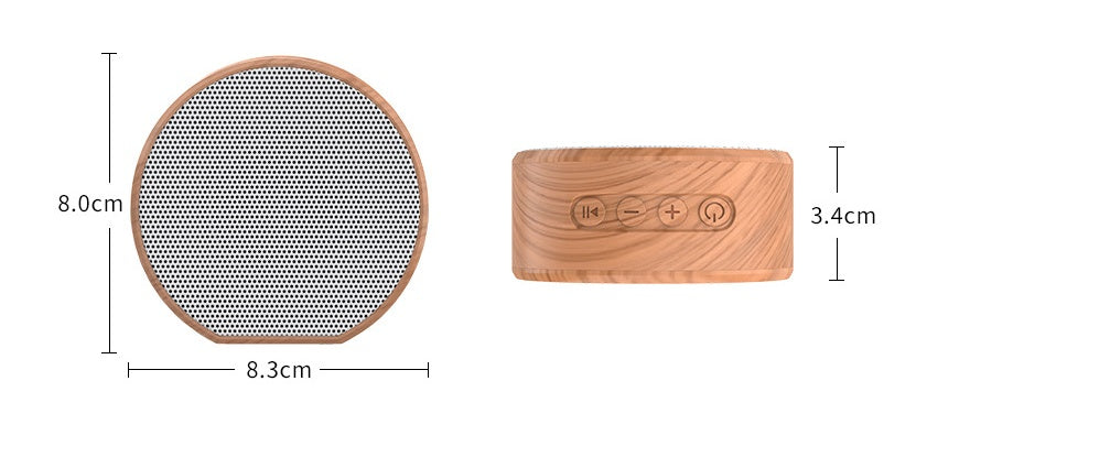Mini Holz Bluetooth Lautsprecher Tragbare Outdoor Wireless Unterstützung AUX TF