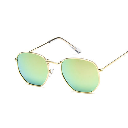 Sechseckige Sonnenbrille für Damen 
