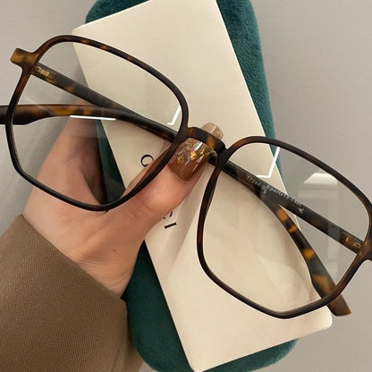 Large Frame Irregular Glasses Round Face Super Light Oversized - X2-Shopping