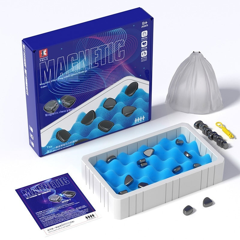 Magnetische Wirkung Doppel Brettspiel Logik Denken Training Spielzeug Freizeit Magnetische Saug Schlacht Schach