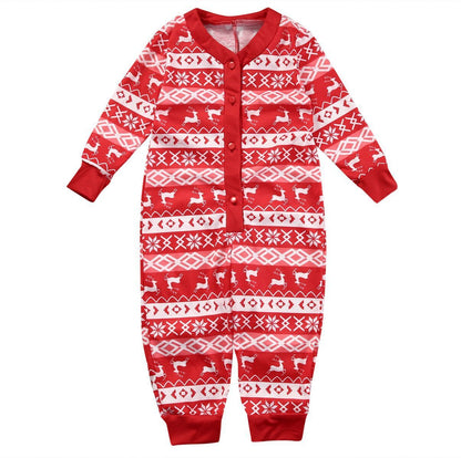 Christmas Parent-child Printed Loungewear Pajamas Set - X2-Shopping