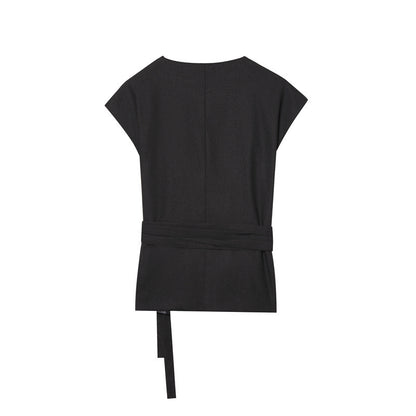 Linen Blended Suit Tank Top