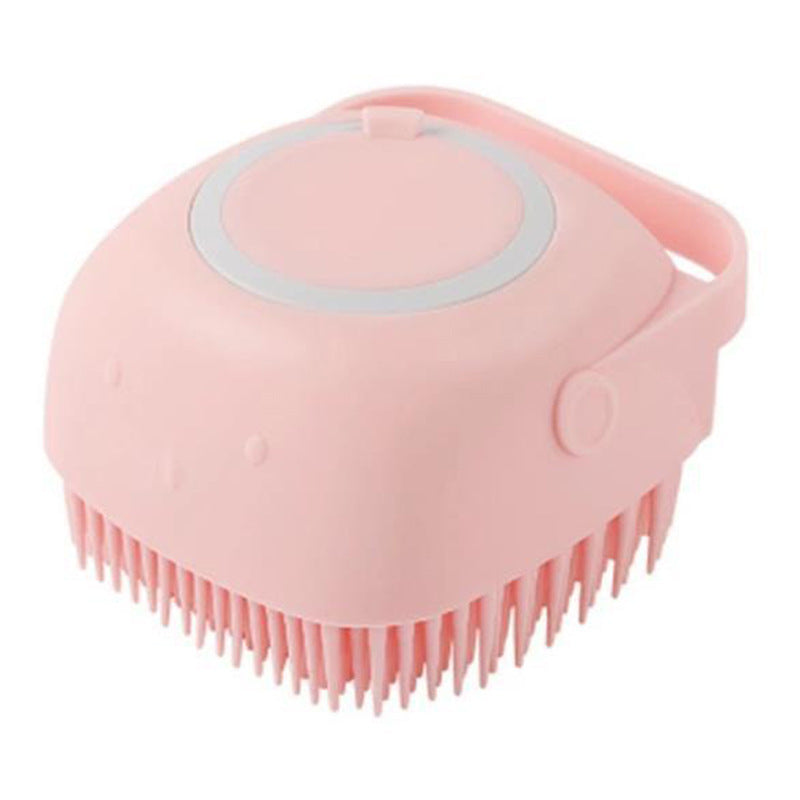 Silicone Dog Bath Massage Gloves Brush Pet Cat Bathroom Cleaning Tool Comb Brush For Dog Can Pour Shampoo Dog Grooming Supplies - X2-Shopping