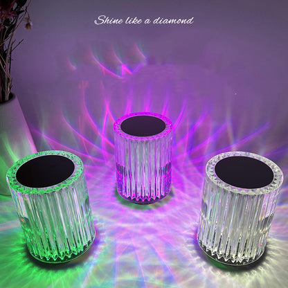 Kristalllampe Tischlampe Atmosphäre Kreative Linie Kleine Nachtlampe Led-Leuchten