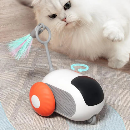 Remote Control Interactive Cat Car Toy USB Charging Chasing Automatic Self-moving Remote Smart Control Car Interactive Cat Toy Pet Products - X2-Shopping