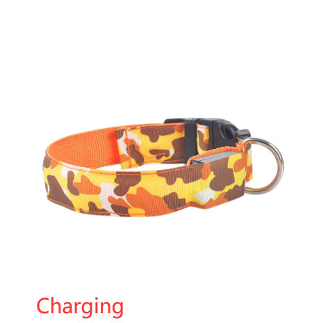 Camouflage pet supplies luminous dog collar - X2-Shopping