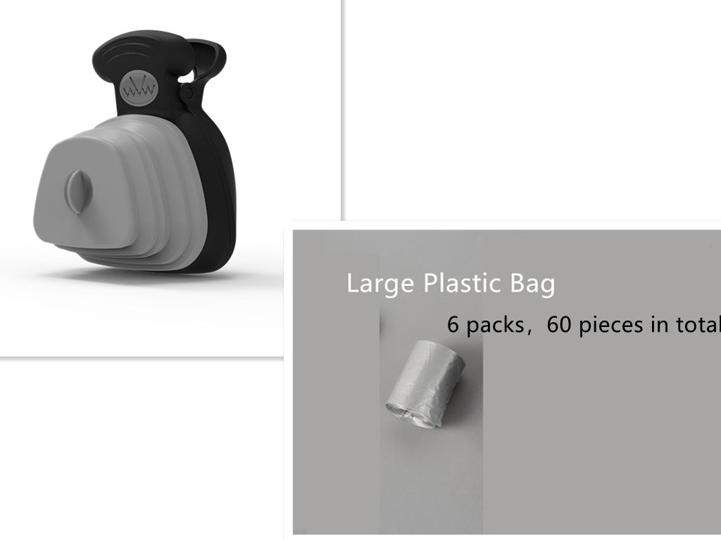 Pet Dog Poop Bag Dispenser Travel Foldable Poop Spoon - X2-Shopping