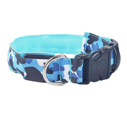 Camouflage pet supplies luminous dog collar - X2-Shopping