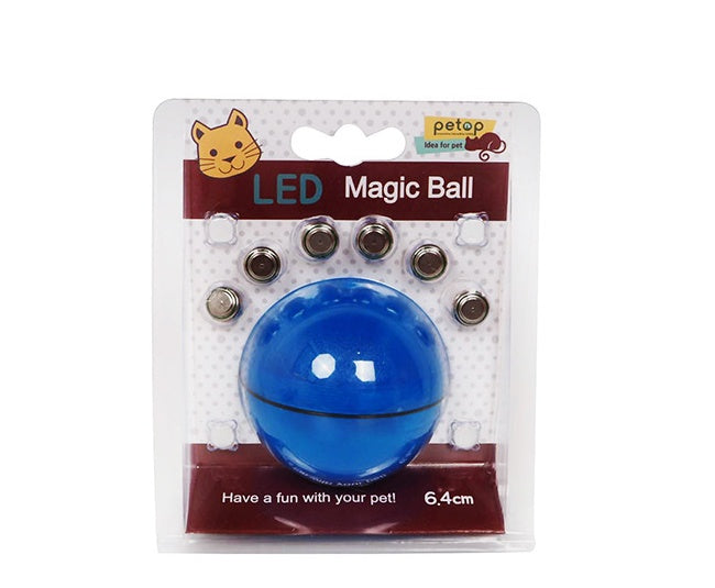 LED Laser Electronic Rolling Pet Funny Cat Toy Ball - X2-Shopping