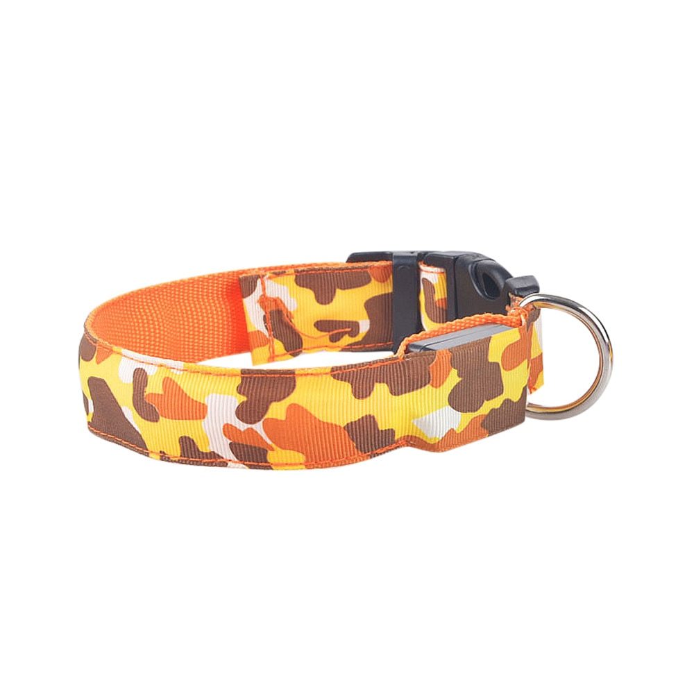 Camouflage pet supplies luminous dog collar - X2-Shopping