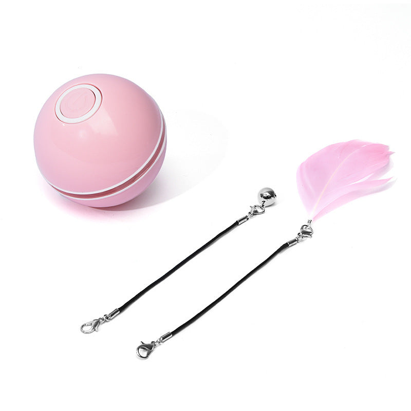 LED Laser Electronic Rolling Pet Funny Cat Toy Ball - X2-Shopping