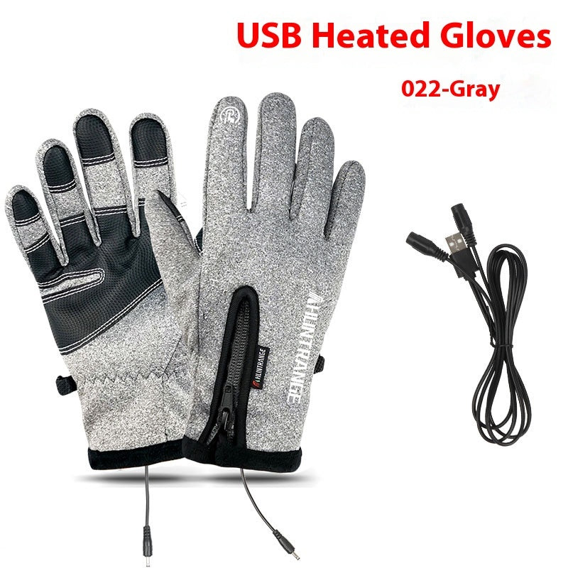 USB Elektrische Heizung Heizung Handschuhe Winter Im Freien Sport Skifahren Warme