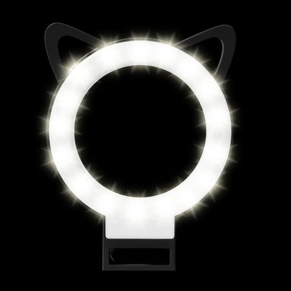 متوافق مع أجهزة Apple، مصباح حلقي LED لصور السيلفي بمنفذ USB للهواتف المحمولة وإضاءة استوديو التصوير الفوتوغرافي لهاتف 5S وiPhone7 Plus وSamsung Ring Llight Phone