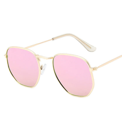 Sechseckige Sonnenbrille für Damen 