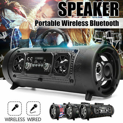 Tragbarer, wasserdichter, kabelloser Bluetooth-Lautsprecher mit hoher Leistung