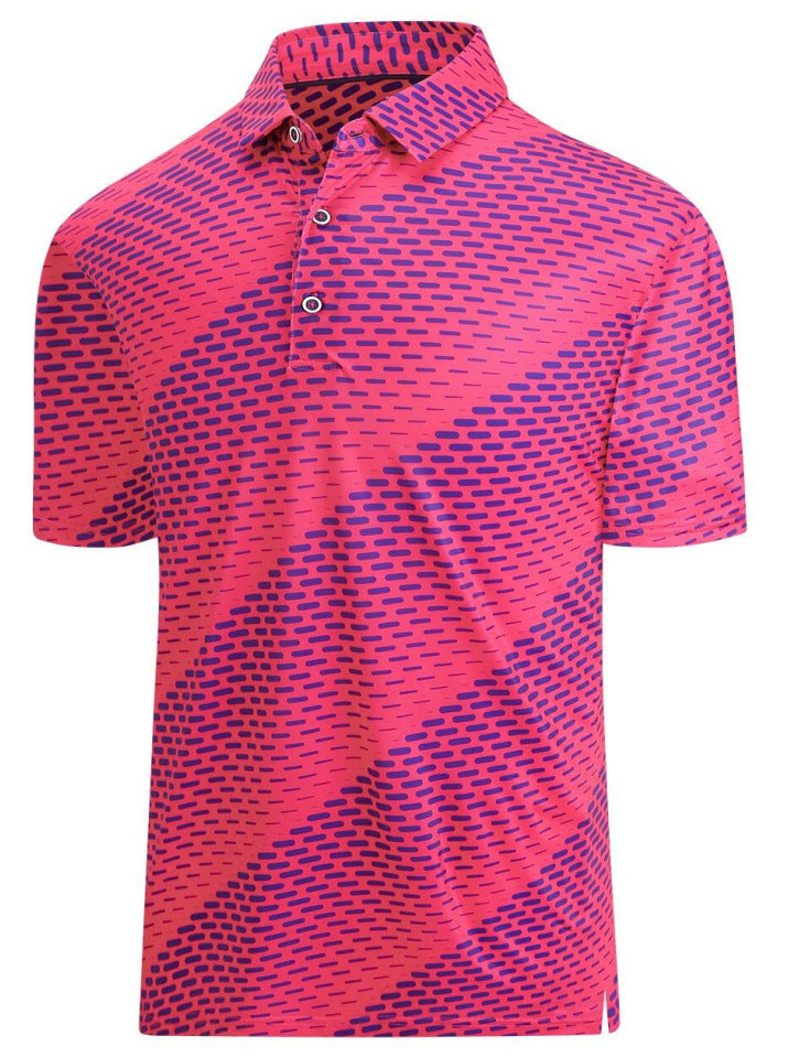 3D Printing European And American Men's Short Sleeve