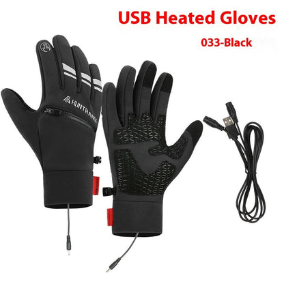 USB Elektrische Heizung Heizung Handschuhe Winter Im Freien Sport Skifahren Warme