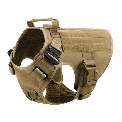 Military Tactical Dog Harness German Shepherd Adjustable Pet Dog Back - X2-Shopping