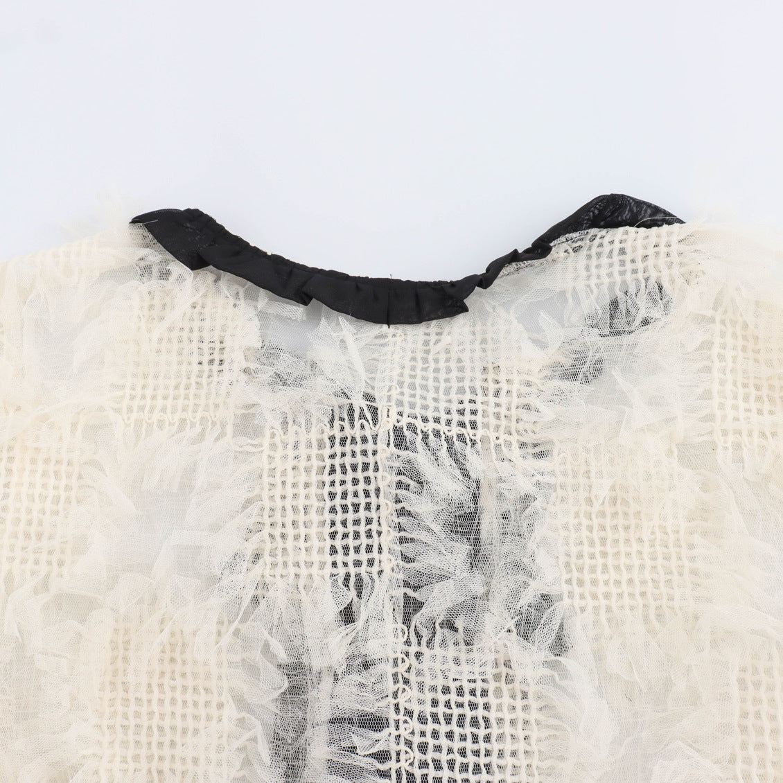 Classic Style Short Coat Lace-up Design Socialite Women