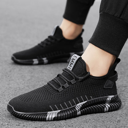 Mesh Sneakers Herren Atmungsaktive Leichte Laufschuhe