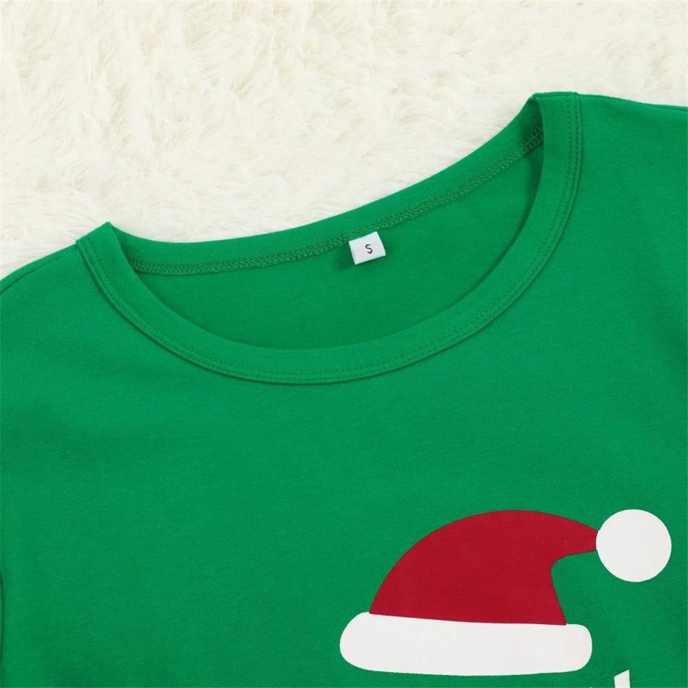 Homewear Pajamas Set Christmas Doll Print - X2-Shopping