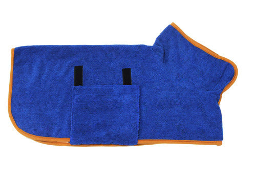 Absorbent Pet Bathrobe With Waist-wrapped Microfiber - X2-Shopping
