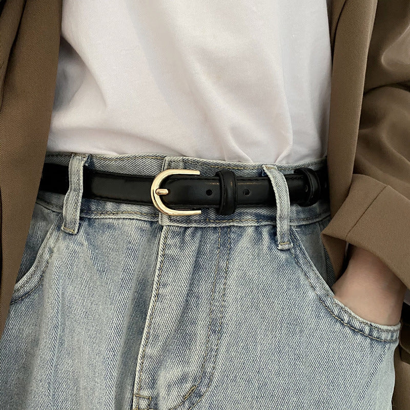 Super Easy To Match Soft Leather Belt Simple And Advanced - X2-Shopping