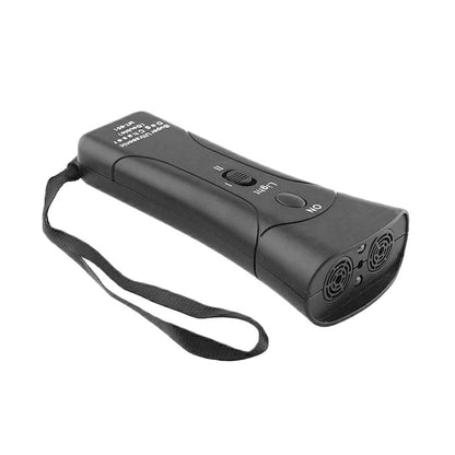 3-in-1 Anti Barking Dog Training Device Ultrasonic Dog Training Repeller  LED Flashlight - X2-Shopping
