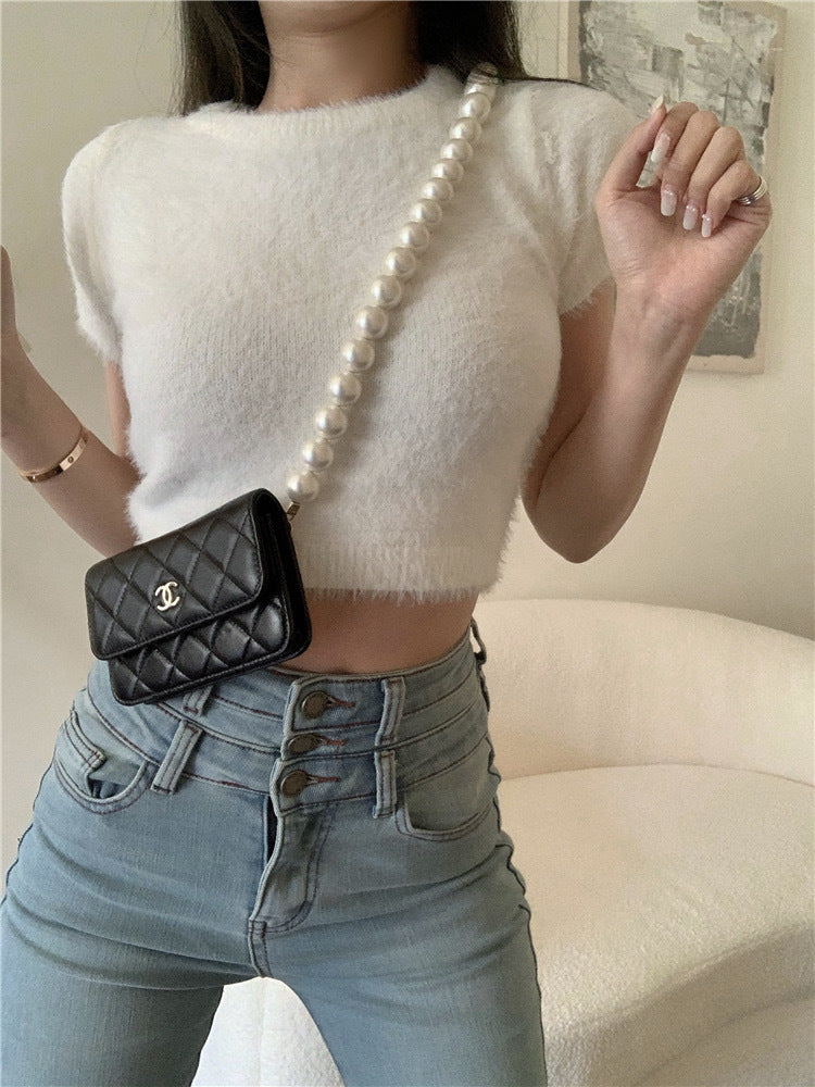 Short Sleeve Slim Fit Inner Wear Bottoming Shirt - X2-Shopping