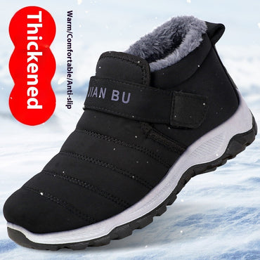 Traditionelle Peking Baumwolle Schuhe männer Fleece-gefüttert Verdickt