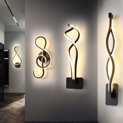 Led wand lampe nordic minimalistischen schlafzimmer nacht lampe