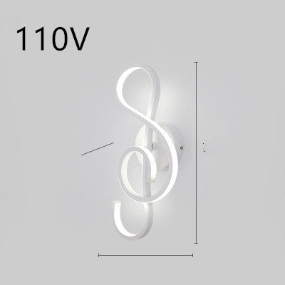 Led wand lampe nordic minimalistischen schlafzimmer nacht lampe