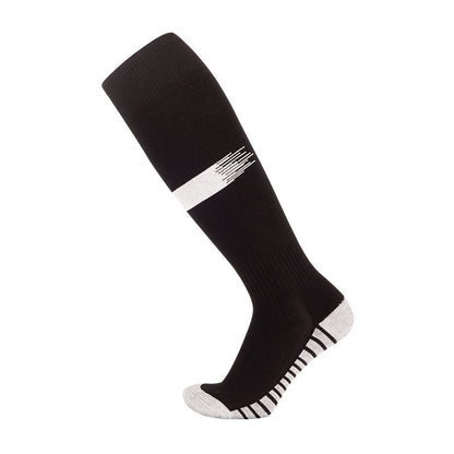 Lange, verdickte Fußballsocken für Herren, Handtuchunterseite, Trainingssport