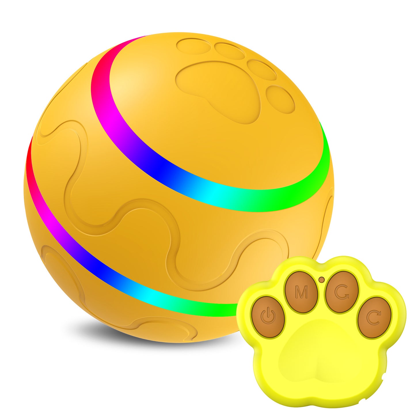 Pet New Cat Wicked Ball Toy Intelligent Ball USB Cat Toys Self Rotating Ball Automatic Rotation Ball - X2-Shopping