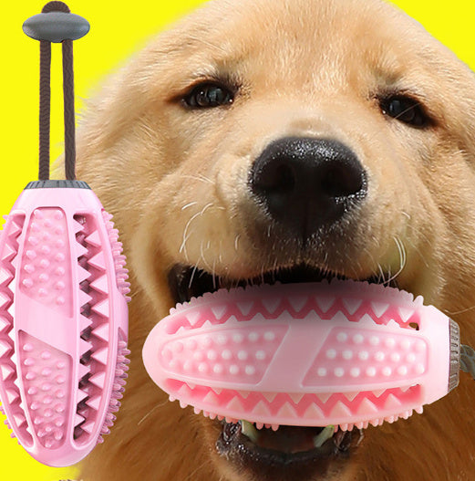 Dog Toys Silicon Suction Cup Tug Interactive Dog Ball Toy For Pet Chew Bite Tooth Cleaning Toothbrush Feeding Pet Supplies - X2-Shopping